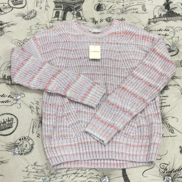 Women's Lukcy Brand Marled Crew Neck Sweater - Picture 3 of 8